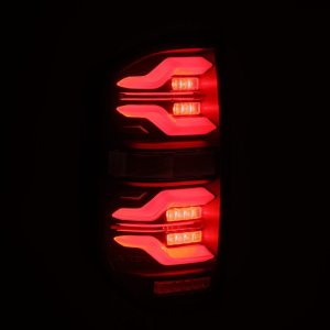 Toyota Tundra Tail Lights - AlphaRex - LUXX LED with Activ Light/Seq Signal - Alpha Black - `14-`21