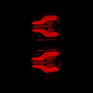 Toyota Tundra Tail Lights - AlphaRex - LUXX Series with Activ Light/Seq Signal - Black/Red - `14-`21