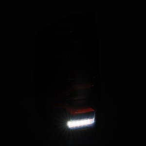 Toyota Tundra Tail Lights - AlphaRex - LUXX Series with Activ Light/Seq Signal - Black/Red - `14-`21