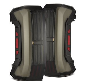 Toyota Tundra Tail Lights - AlphaRex - NOVA-Series Prismatic LED - Alpha Black - `22-`24