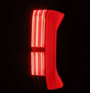 Toyota Tundra Tail Lights - AlphaRex - NOVA-Series Prismatic LED - Black/Red - `22-`24