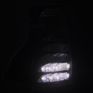 Lexus GX470 Tail Lights - AlphaRex - PRO-Series LED - Alpha Black - `14-`21