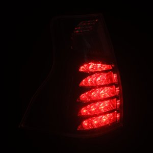 Lexus GX470 Tail Lights - AlphaRex - PRO-Series LED - Alpha Black - `14-`21