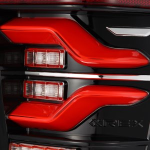 Toyota Tacoma Headlights - AlphaRex - LUXX LED - Black/Red - `16-`21