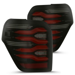 Toyota 4Runner Tail Lights - AlphaRex - LUXX LED - Black/Red - `10-`21