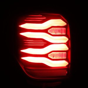 Toyota 4Runner Tail Lights - AlphaRex - LUXX LED - Black/Red - `10-`21