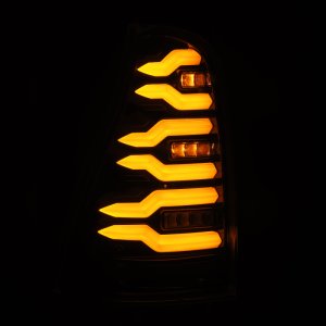 Toyota 4Runner Tail Lights - AlphaRex - LUXX-Series LED - Black - `03-`09