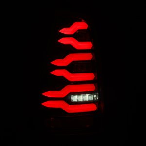 Toyota 4Runner Tail Lights - AlphaRex - LUXX-Series LED - Black - `03-`09