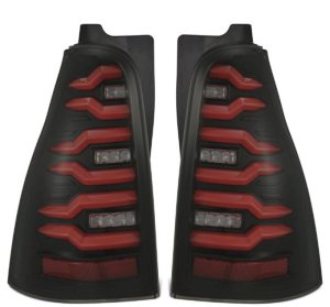 Toyota 4Runner Tail Lights - AlphaRex - LUXX-Series - Black/Red - `03-`09