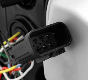 Chevrolet Silverado 2500 Headlights - AlphaRex - LUXX-Series Projector with Actv SeqSig & SBDRL - Black - `15-`19