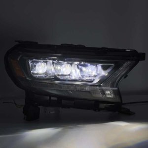 Ford Ranger Headlights - AlphaRex - NOVA Series LED Projector - Alpha-Black - `19-`21