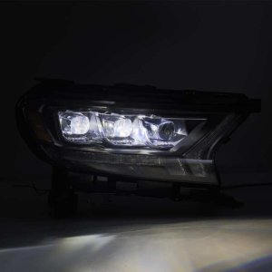 Ford Ranger Headlights - AlphaRex - NOVA-Series Proj Headlights - Black - `19-`21