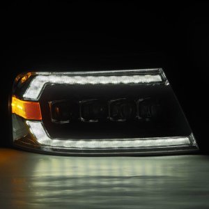 Ford F-150 Headlights - AlphaRex - NOVA-Series LED Projector - Black - `04-`08