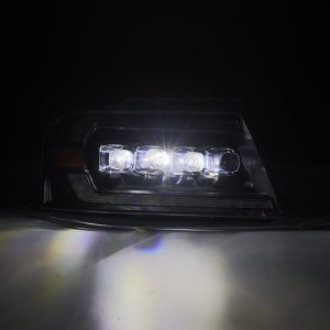 Ford F-150 Headlights - AlphaRex - NOVA-Series LED Projector - Black - `04-`08