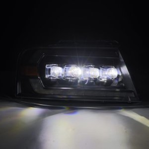 Ford F-150 Headlights - AlphaRex - NOVA-Series LED Projector - Black - `04-`08