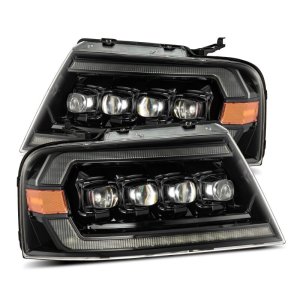 Ford F-150 Headlight Assembly - AlphaRex - NOVA-Series LED Proj HL - Chrome - `04-`08