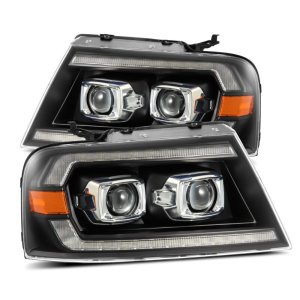 Ford F150 Headlights - AlphaRex - PRO-Series Projector - Alpha-Black - `04-`08