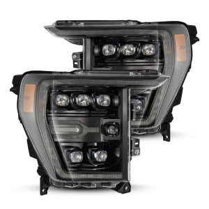 Ford F-150 Headlights - AlphaRex - NOVA-Series Projector - Alpha-Black - `21-`22