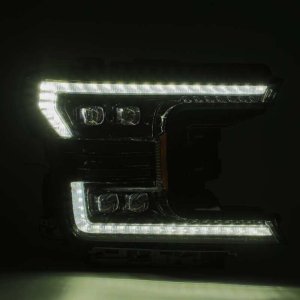 Ford F-150 Headlights - AlphaRex - NOVA LED Projection - Alpha Black - `18-`20