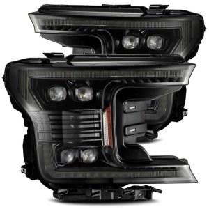 Ford F-150 Headlights - AlphaRex - NOVA LED Projection - Alpha Black - `18-`20