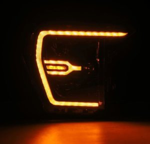 Ford F150 Headlights - AlphaRex - Luxx-Series Projector - Alpha-Black - `21-`22