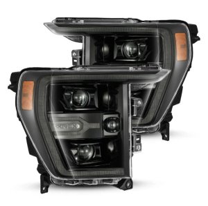 Ford F150 Headlights - AlphaRex - Luxx-Series Projector - Alpha-Black - `21-`22