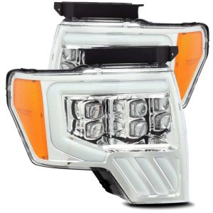 Ford F-150 Headlights - AlphaRex - NOVA-Series Projector - Chrome - `09-`14