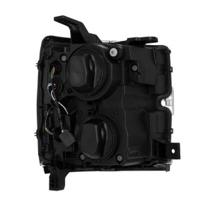 Chevrolet 2500HD Headlights - AlphaRex - NOVA LED Projector - Jet Black - `15-`18