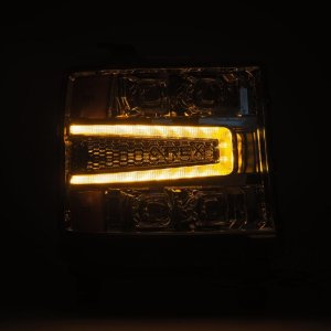 Chevrolet 1500HD Headlights - AlphaRex - NOVA-Series LED Projector - Chrome - `16-`18 Chevrolet 1500HD Headlights - AlphaRex - NOVA-Series LED Projector - Chrome - `16-`18