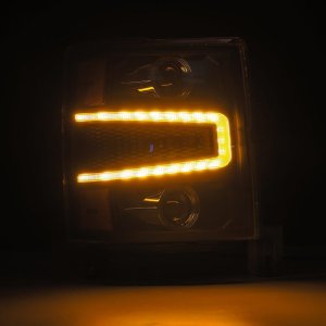 Chevrolet 1500 Headlights - AlphaRex - NOVA-Series LED Projector - Alpha-Black - `04-`15