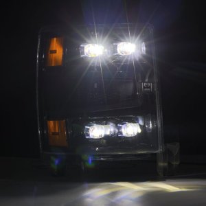 Chevrolet 1500 Headlights - AlphaRex - NOVA-Series LED Projector - Alpha-Black - `04-`15