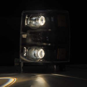 Chevrolet 1500 Headlights - AlphaRex - PRO-Series - Alpha-Black - `14-`15