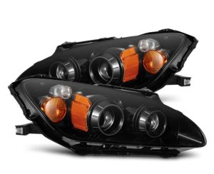 Honda S2000 Headlights - AlphaRex - LUXX-Series Projector - Alpha-Black - `99-`09