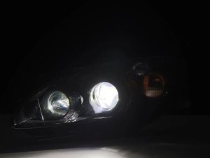 Honda S2000 Headlights - AlphaRex - LUXX-Series Projector - Alpha-Black - `99-`09