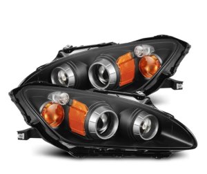 Honda S2000 Headlights - AlphaRex - LUXX-Series Projector - Black - `99-`09