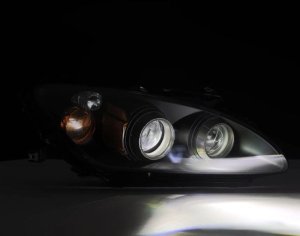 Honda S2000 Headlights - AlphaRex - LUXX-Series Projector - Black - `99-`09
