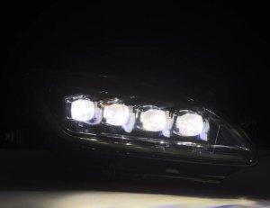 Honda S2000 Headlights - AlphaRex - NOVA-Series Projector LED - Alpha-Black - `99-`09