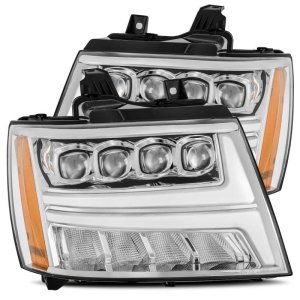 Chevrolet Avalanche Headlights - AlphaRex - NOVA-Series Projector - Chrome - `07-`13