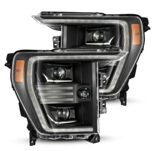 Ford F150 Headlights - AlphaRex - PRO-Series Projector - Black - `21-`22