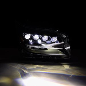 Lexus GX460 Headlights - AlphaRex - NOVA LED Proj with Activ Light/Seq Signal - Alpha Black - `14-`19