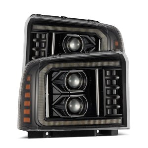 Ford F550 Headlights - AlphaRex - PRO-Series Projector - Alpha-Black - `05-`07