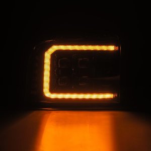 Ford Super Duty Headlights - AlphaRex - NOVA-Series LED Projector - Alpha-Black - `05-`07 Ford Super Duty Headlights - AlphaRex - NOVA-Series LED Projector - Alpha-Black - `05-`07