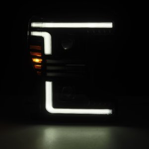 Ford F-250 Super Duty Headlights - AlphaRex - PRO-Series Projector - Alpha-Black - `17-`19