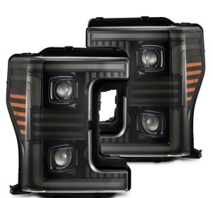 Ford F-350 Super Duty Headlights - AlphaRex - PRO-Series Projector - Alpha-Black - `17-`19 Ford F-350 Super Duty Headlights - AlphaRex - PRO-Series Projector - Alpha-Black - `17-`19