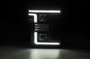 Ford F-350 Super Duty Headlights - AlphaRex - PRO-Series Projector - Alpha-Black - `17-`19 Ford F-350 Super Duty Headlights - AlphaRex - PRO-Series Projector - Alpha-Black - `17-`19