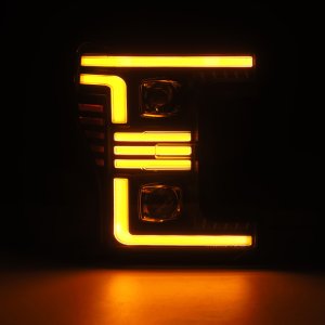 Ford F-450 Headlights - AlphaRex - PRO-Series - Black - `17-`19 Ford F-450 Headlights - AlphaRex - PRO-Series - Black - `17-`19