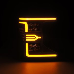 Ford F-350 Headlights - AlphaRex - NOVA-Series LED Projector - Black - `20-`22