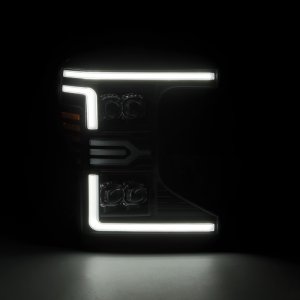 Ford F-450 Headlights - AlphaRex - NOVA-Series LED Projector - Black - `20-`22