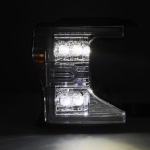 Ford F-250 Headlights - AlphaRex - NOVA-Series LED Proj - Chrome - `20-`22