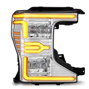 Ford F-450 Headlights - AlphaRex - NOVA-Series LED Proj - Chrome - `20-`22